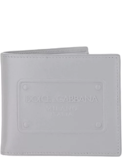 Dolce & Gabbana Calfskin Leather Bifold Wallet