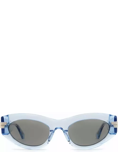 Bottega Veneta Eyewear Bv1189s Light-blue Sunglasse
