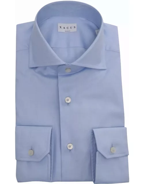 Xacus Light Blu Shirt With Pocket