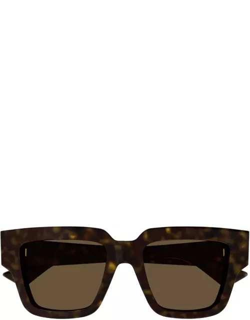 Bottega Veneta Eyewear Bv1276s Tri-fold-line New Classic 002 Sunglasse