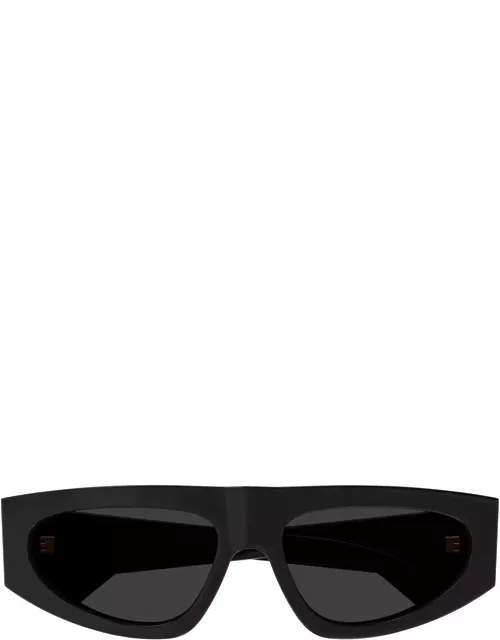 Bottega Veneta Eyewear Bv1277s Tri-fold-line New Classic 001 Sunglasse