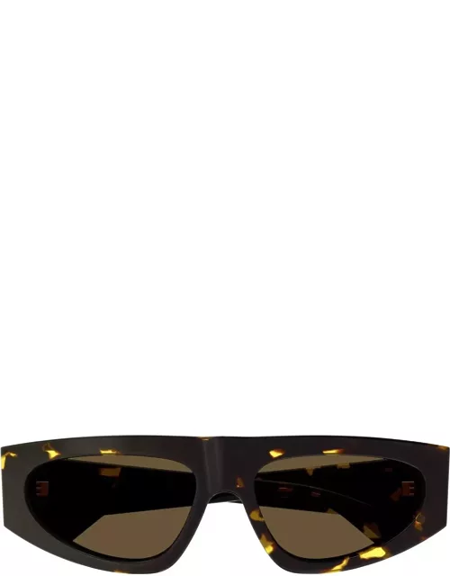 Bottega Veneta Eyewear Bv1277s Tri-fold-line New Classic 002 Sunglasse