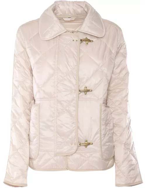Fay Pink Quilted Jacket