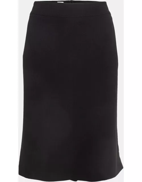 Armani Collezioni Black Silk Formal Pencil Skirt