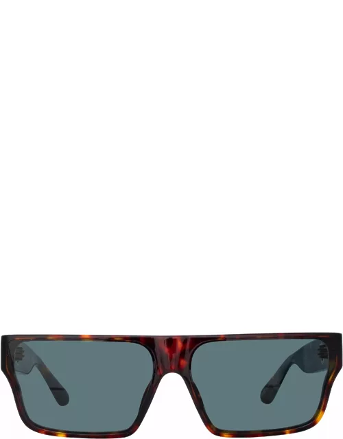Brady Flat Top Sunglasses in Tortoiseshel
