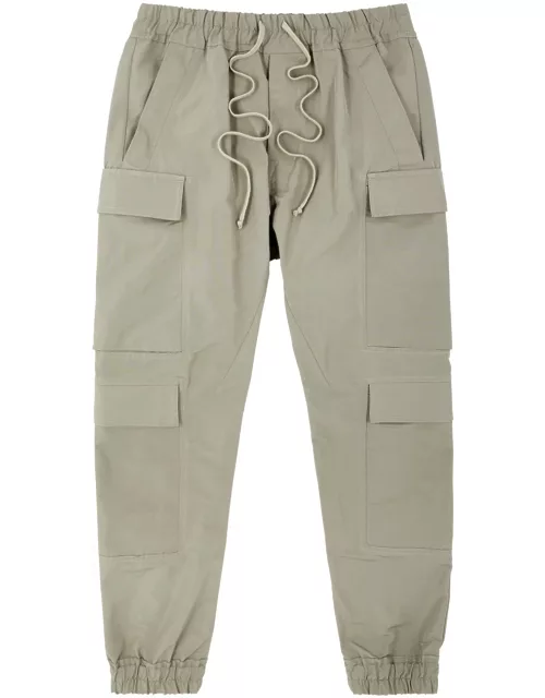 Rick Owens Mastodon Stretch-cotton Cargo Trousers - Cream - 46 (IT46 / S)