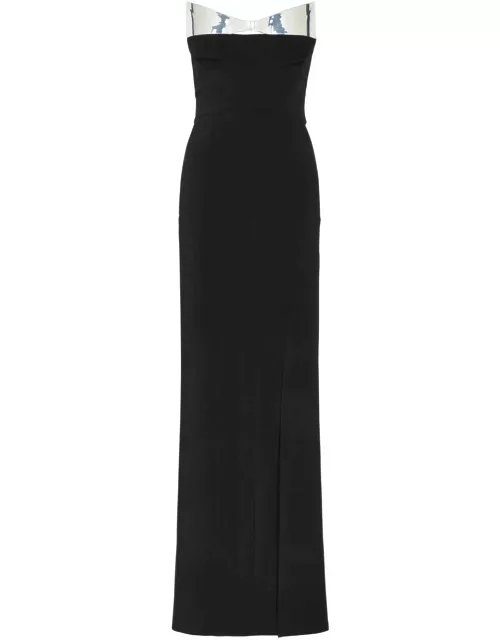 Mugler Strapless Panelled Maxi Dress - Black - 34 (UK6 / XS)