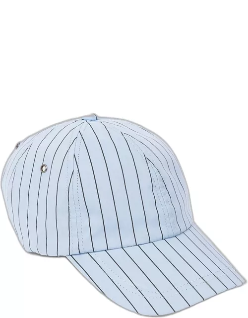 Men's Cotton Pinstripe Baseball Cap