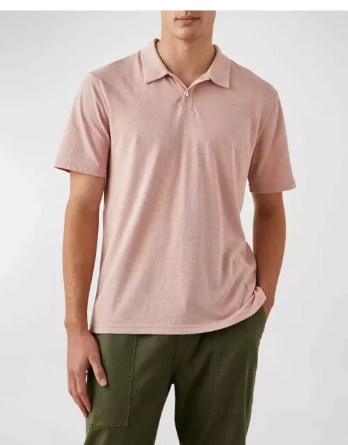 Men's Levant Hemp Cotton Short-Sleeve Polo Shirt