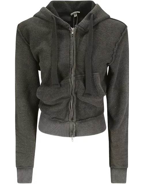 Vaquera Womens Inside Out Twisted Hoodie