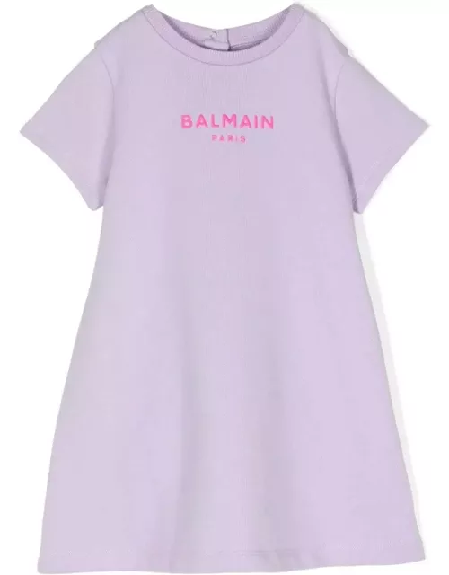Balmain Dress With Logo Print