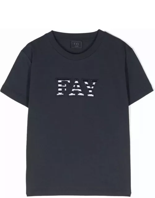 Fay Logo Cotton T-shirt