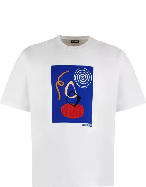 Jacquemus Cuadro Cotton Crew-neck T-shirt