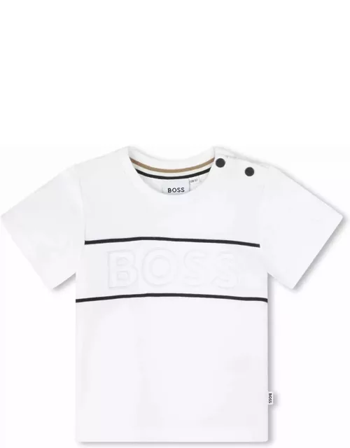 Hugo Boss T-shirt With Embroidery