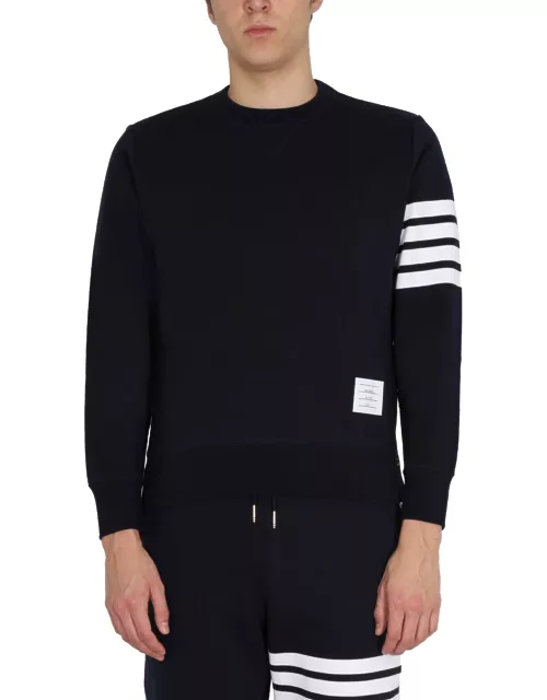 thom browne 4bar stripe inlay sweatshirt