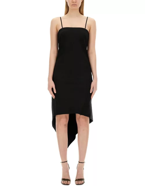 helmut lang dress with scarf he