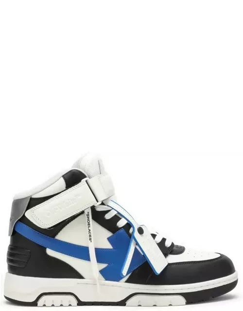 Out Of Office black/navy blue high top trainer