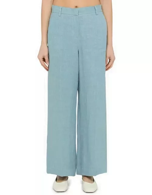 Light blue linen trouser