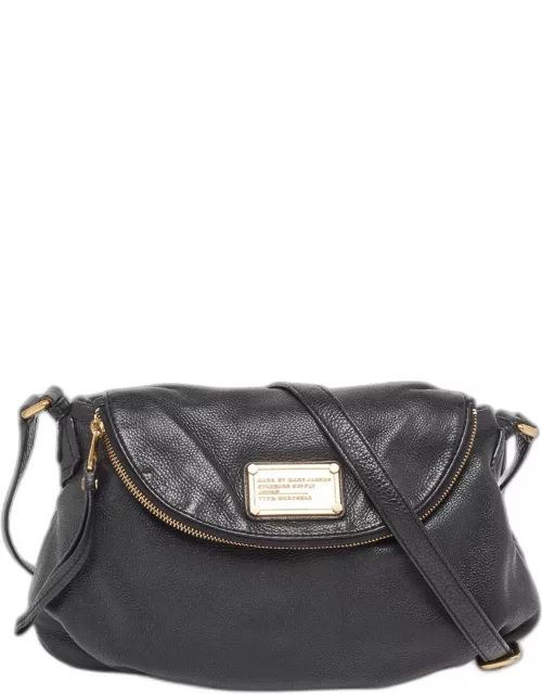 Marc by Marc Jacobs Black Leather Classic Q Natasha Shoulder Bag