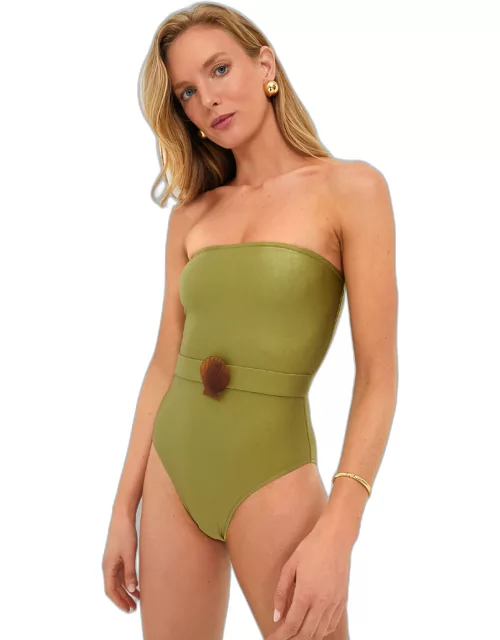 Green Dune La Mer Strapless Swimsuit