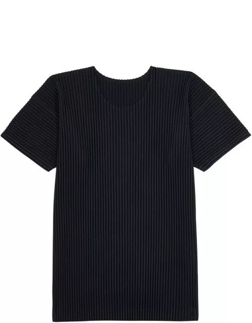 Homme Plissé Issey Miyake Pleated T-shirt - Navy