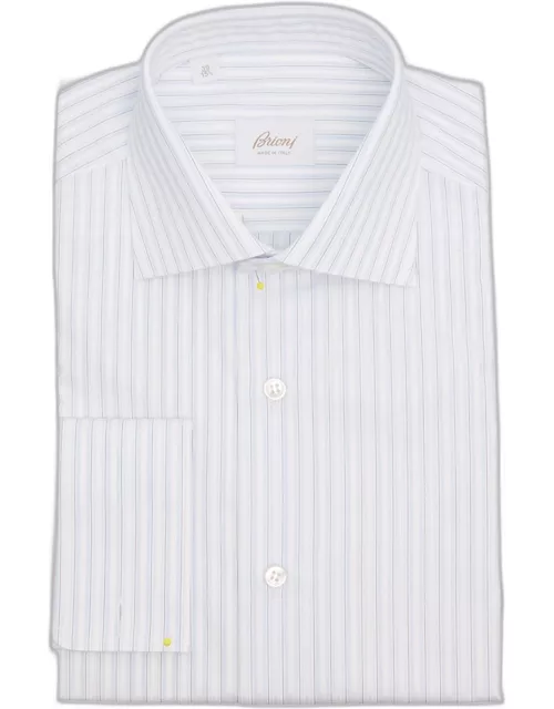 Men's Cotton Fancy Stripe Dress Shirt
