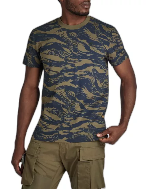 Men's Tiger Camo Short-Sleeve T-Shirt