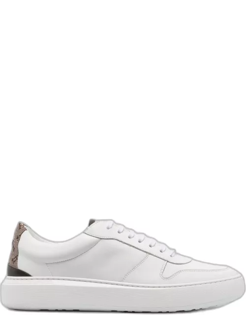 Herno Off-white Calf Leather Sneaker