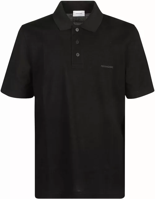 Ferragamo Logo Buttoned Polo Shirt