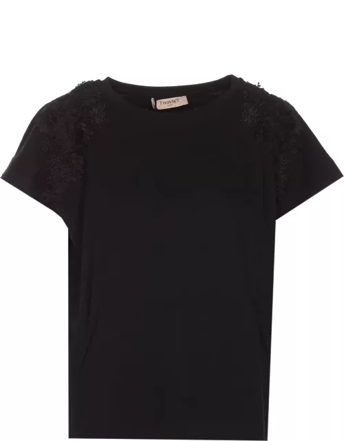 TwinSet T-shirt With Lace Detail