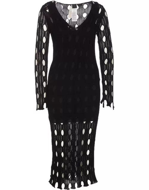 Pinko Long Perforated Dres