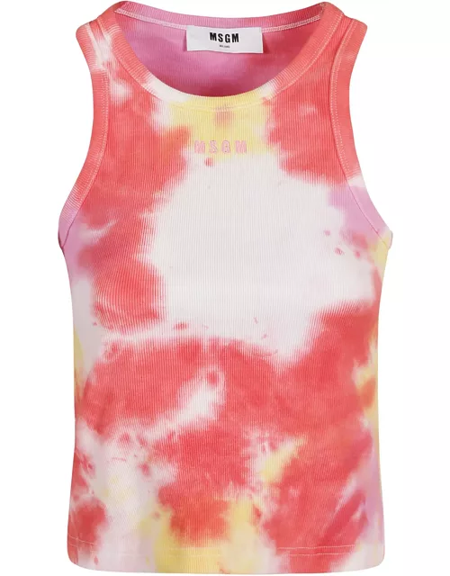 MSGM Bleached Tank Top