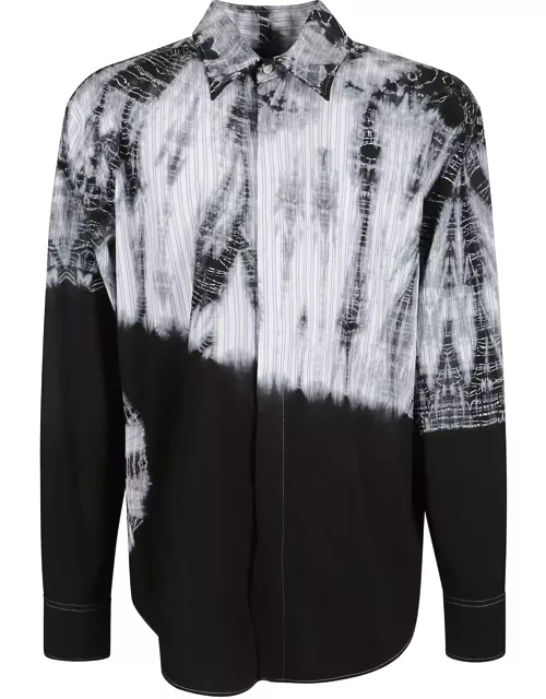 MSGM Two-way Color Long-sleeved Shirt