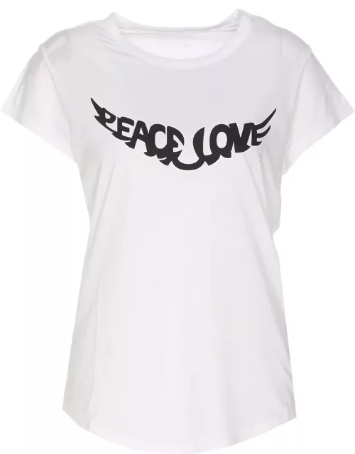 Zadig & Voltaire Woop Peace Love Wings T-shirt