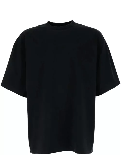 Axel Arigato Black Crew Neck T-shirt In Cotton Man