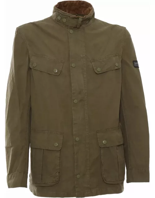 Barbour Green Military Jacket