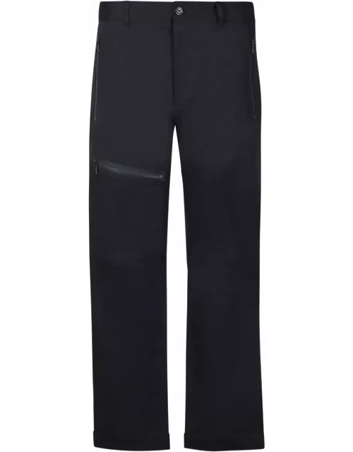 Moncler Black Stretch Cotton Pant