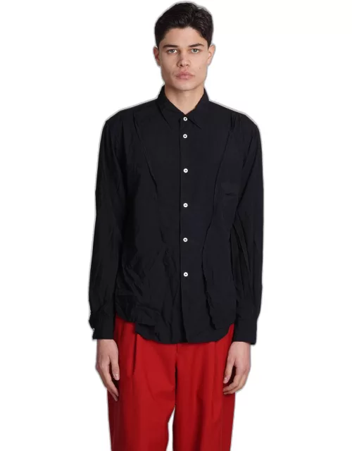 Comme Des Garçons Homme Plus Shirt In Black Polyester