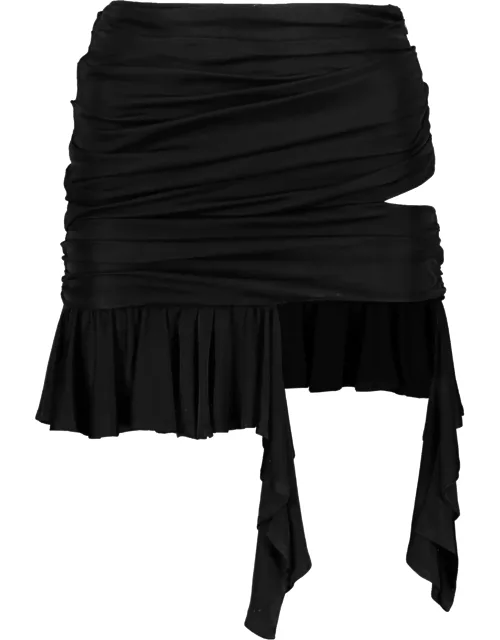 ANDREĀDAMO Ruffled Mini Skirt