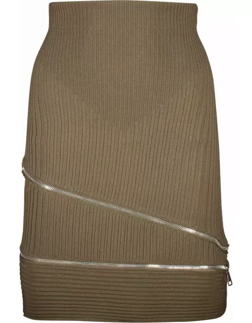 ANDREĀDAMO Knitted Mini Skirt