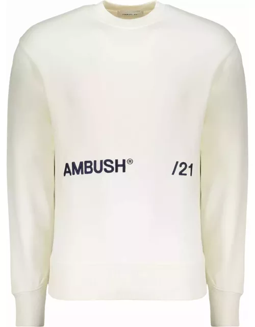 AMBUSH Logo Embroidered Cotton Sweatshirt