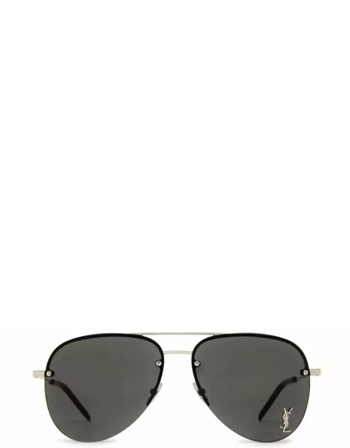 Saint Laurent Eyewear Classic 11 M Silver Sunglasse