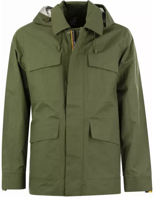 K-Way Erhal Linen Blend 2l - Hooded Jacket