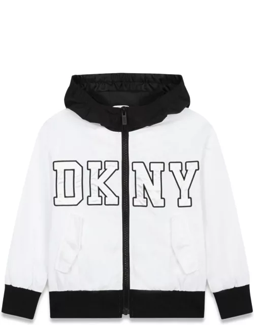 dkny hooded jacket