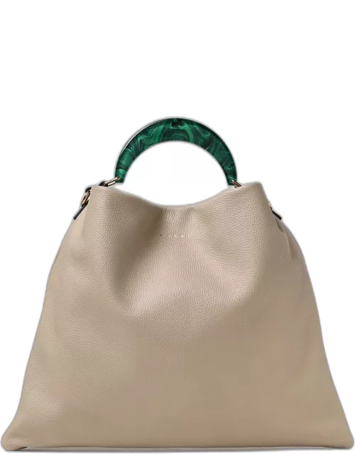Handbag MARNI Woman colour Beige