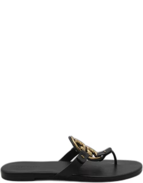 Flat Sandals TORY BURCH Woman colour Black