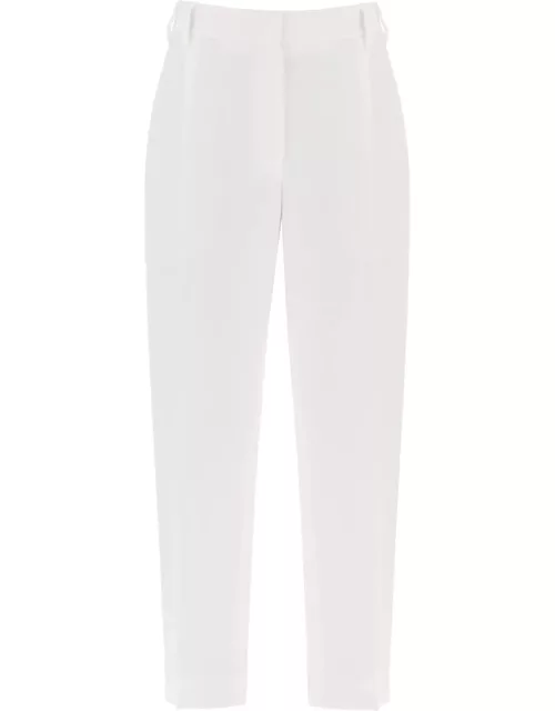 BRUNELLO CUCINELLI tapered pants with ple