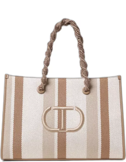 Tote Bags TWINSET Woman colour Sand