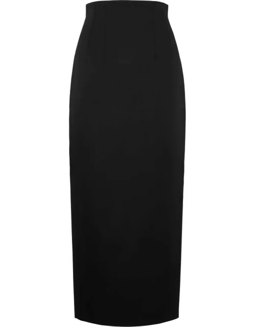 Khaite Loxley Satin Maxi Skirt - Black - 4 (UK8 / S)