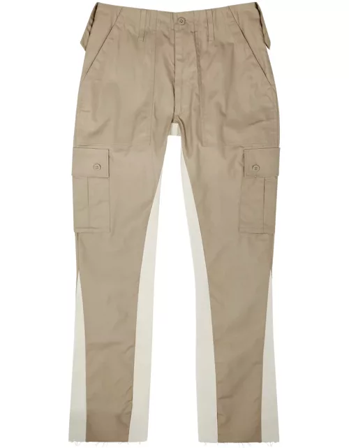 Jeanius Bar Atelier Panelled Twill Cargo Trousers - Tan - 30 (W30 / S)